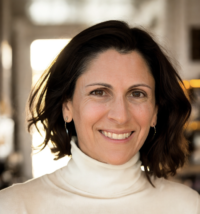 Partner Headshot of Elena Ghanotakis at Dina Towbin & Associates